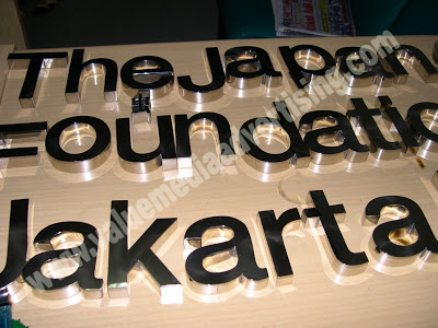 Huruf Timbul - The Japan Foundation Jakarta - Value Media Advertising