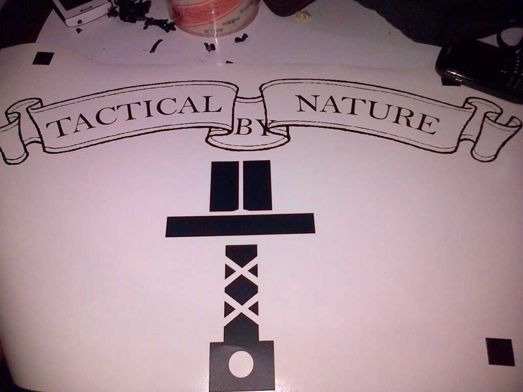 Cutting Sticker - Tactical By Nature - Value Media Advertising