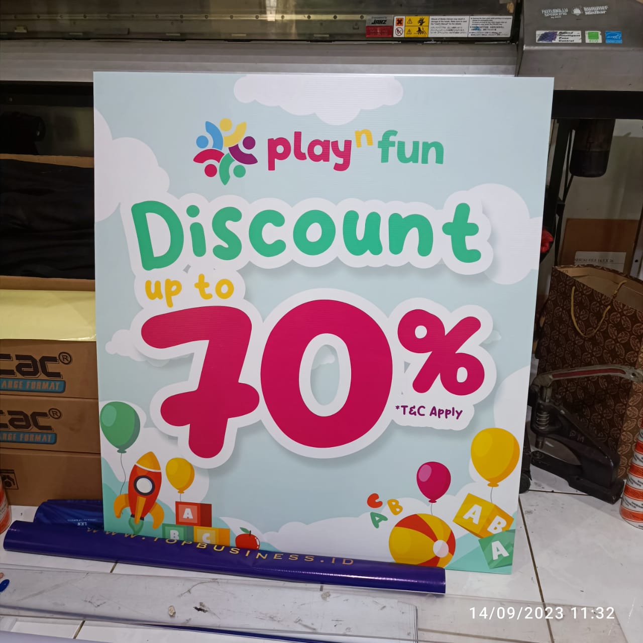 Digital Printing Sticker Vinyl Ritrama - Project Play n Fun